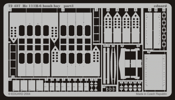 He 111H-6 bomb bay  (HAS)