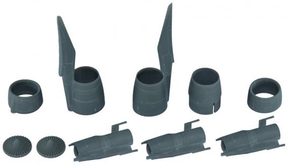 1/144 Lockheed L-1011 RB-211-22B Engines Early