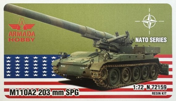 1/72 M110A2 203mm SPG