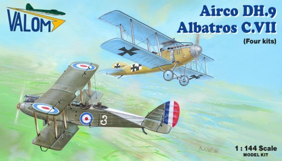Valom Airco DH.9 vs Albatros C.VII 4-en-1 1/144