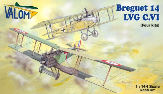 Valom Breguet 14 vs LVG C.VI 4-en-1 1/144