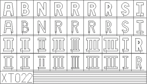 German Letters Medium