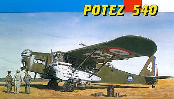 Smer 1/72 Potez 540 Modello Aereo