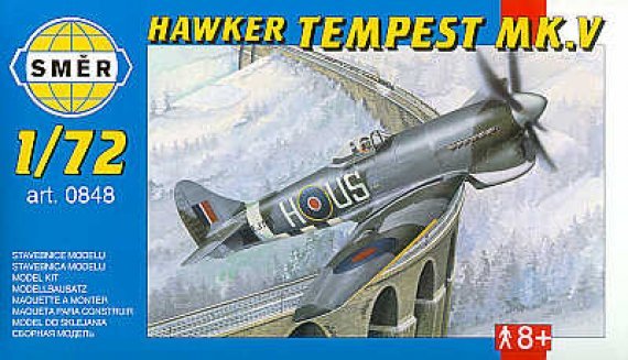 Smer 1/72 Hawker Tempest Mk.V Modello Aereo