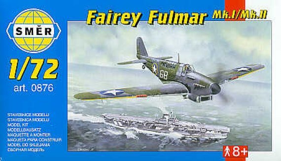 Smer 1/72 Fairey Fulmar Mk.I / Mk.II Modello Aereo