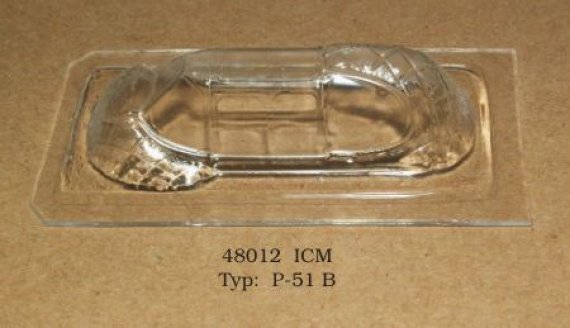 1/48 Vacu Canopy P-51 B (ICM)