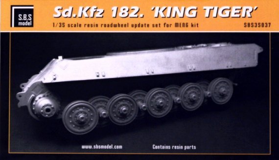 1/35 Sd.Kfz 182. King Tiger roadwheel set