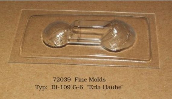 1/72 Vacu Canopy Bf-109 G-6 Erla Haube (FMOLDS)