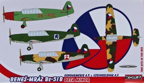 1/72 Benes-Mraz Be-51B  military (2 resin kits)