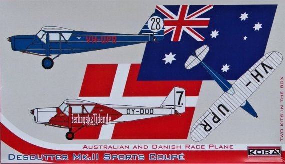 1/72 Descoutter Mk.II Sports Coupe (2 resin kits)