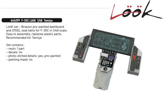Brassin 1/48 F-35C LooK for Tamiya