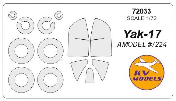 1/72 Yakovlev Yak-17 + wheels masks
