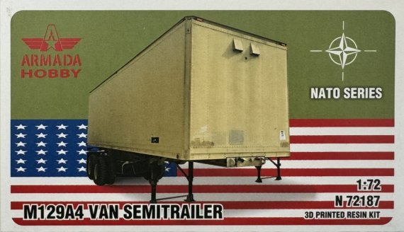 1/72 M129 A4 VAN Semitrailer NATO Series