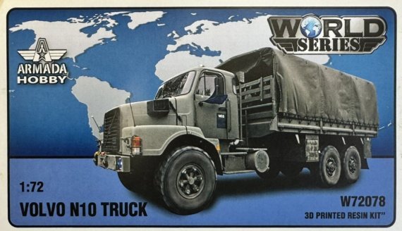 1/72 Volvo N10 Truck 3D resin printed kit