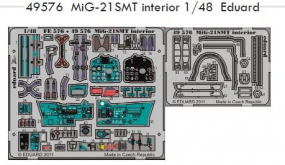 1/48 MiG-21SMT interior (EDU)