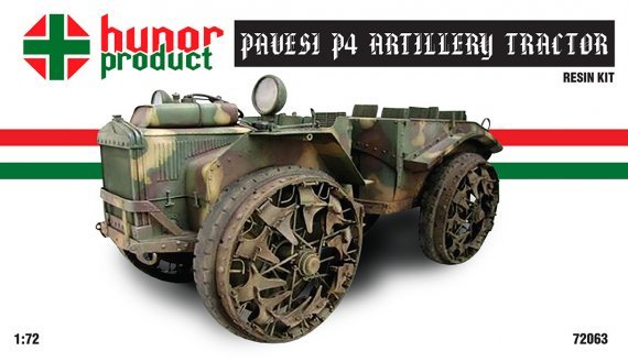 1/72 28M PAVESI P4 Artillery Tractor
