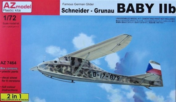 1/72 Grunau Baby IIb (6x CZ marking) 2-in-1