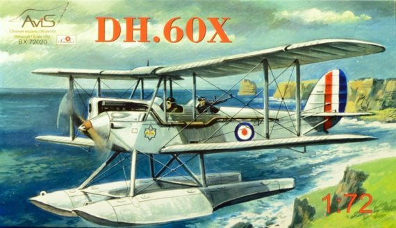 1/72 de Havilland DH.60X RAF Gipsy Moth Coupe float plane
