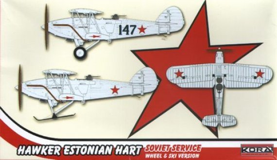 1/72 Hawker Estonian Hart Wheel&Ski (Soviet serv.)