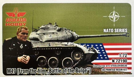 1/72 M47 from movie Battle of the Bulge 3D
