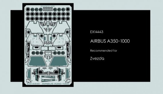 1/144 Airbus A350-1000 external details for Revell