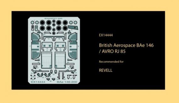 1/144 BAe 146-200 / RJ-85 external details for Revell