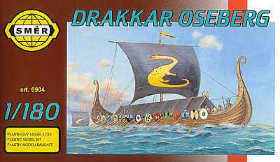 Smer 1/180 Oseberg Drakkar Ship Model Kit
