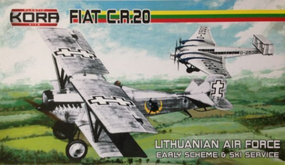 1/72 Fiat CR.20 Lithuanian AF Early Scheme & Ski