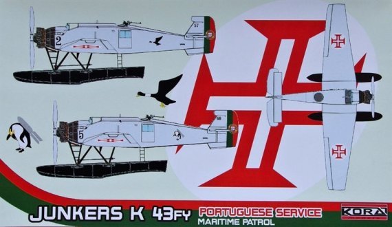 1/72 Junkers K 43FY Floats (Portuguese Service)