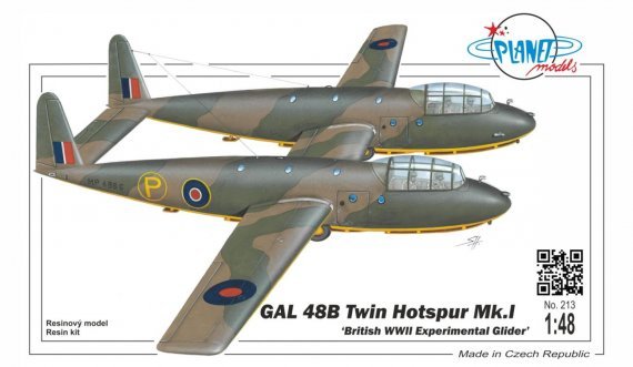 1/48 Gallon 48B Twin Hotspur Mk.I British Experimental Glider