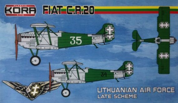 1/72 Fiat CR.20 Lithuanian AF Late Scheme