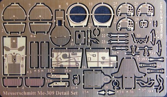 1/72 Messerschmitt Me-309 Detail Set