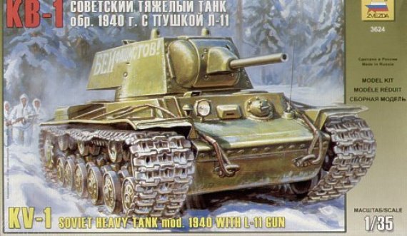 1/35 Soviet KV-1 Model 1940 with L-11 gun
