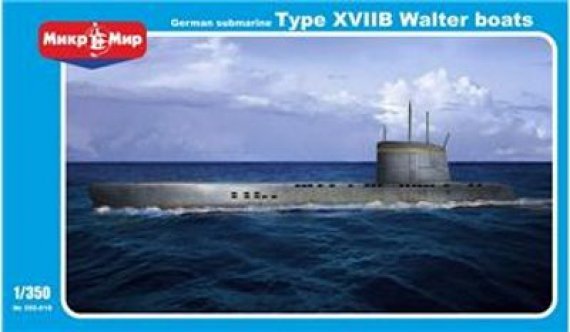 1/350 Scale U-boat type Xviib