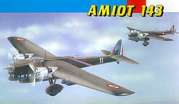 Smer 1/72 Amiot 143 Modello Aereo