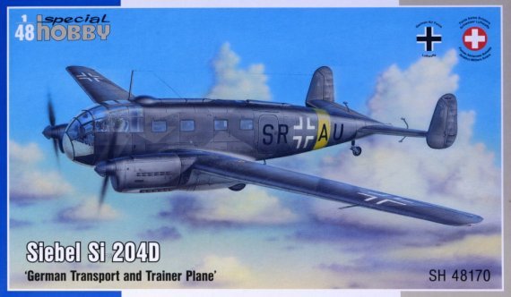 1/48 Siebel Si 204D Transport and Trainer Plane