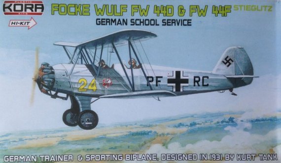 1/72 Fw 44D/Fw-44F German School Service