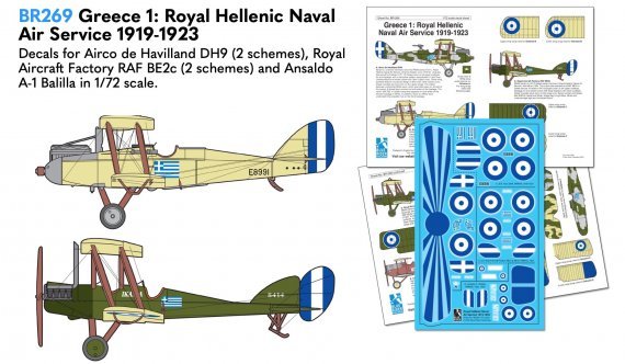 1/72 Greece 1. Royal Hellenic Navy Air Service 1919-1923