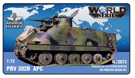 ARMADA HOBBY PBV 302B APC Harzbausatz 3D 1/72