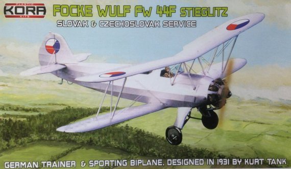 1/72 Focke-Wulf Fw-44F Stieglitz. Slovak and Czechoslovak