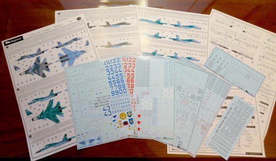 1/48 Sukhoi all Su-34 Decal