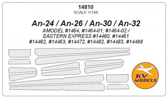 1/144 Antonov An-24 / An-26 / An-30 / An-32 anti-ice system mask