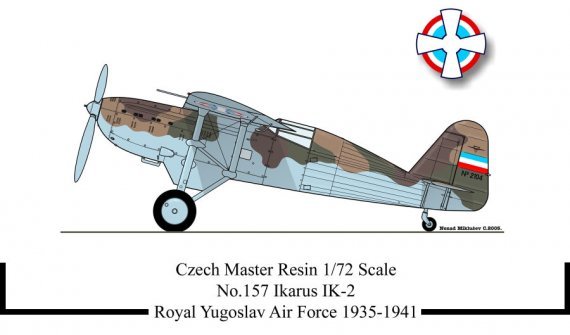 1/72 Ikarus IK-2 2nd Prototype/1st series version