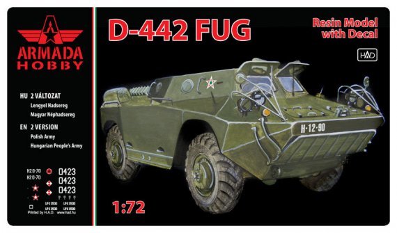 1/72 D-442 FUG (Polish Army, Hungary)