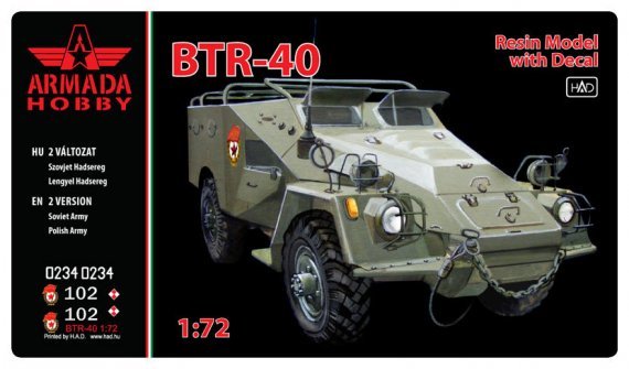 1/72 BTR-40 (Soviet Army, Polish Army)