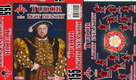 1/72 Tudor Light Infantry Xvi c.