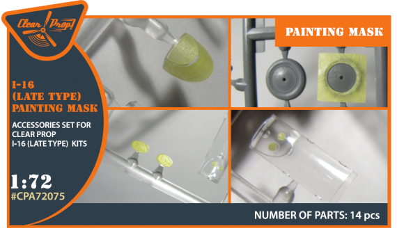 1/72 I-16 late Painting Mask