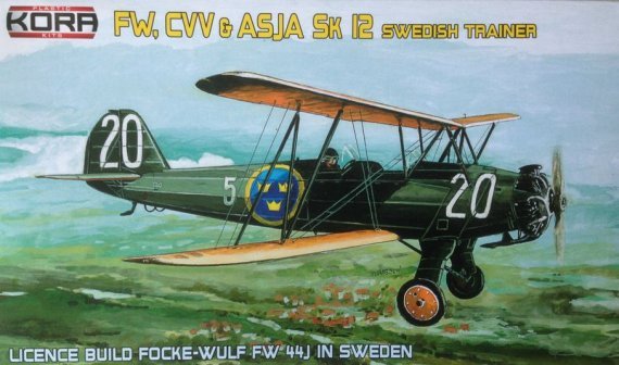 1/72 FW CVV & ASJA Sk 12 Swedish Trainer