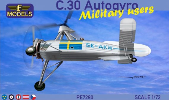LF Model C.30 Autogyro Militaire 1/72 - 5 camouflages