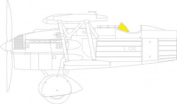 Mask 1/72 CR.32 for Italeri